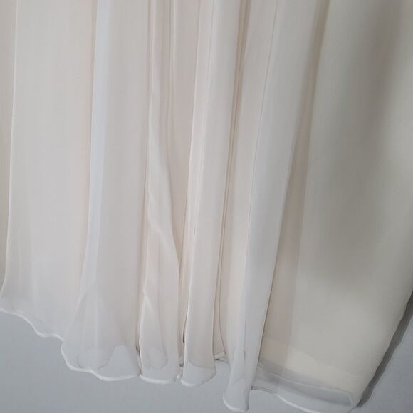 VICTOR Costa 1980's Vintage White Pleated Skirt - Picture 8 of 13